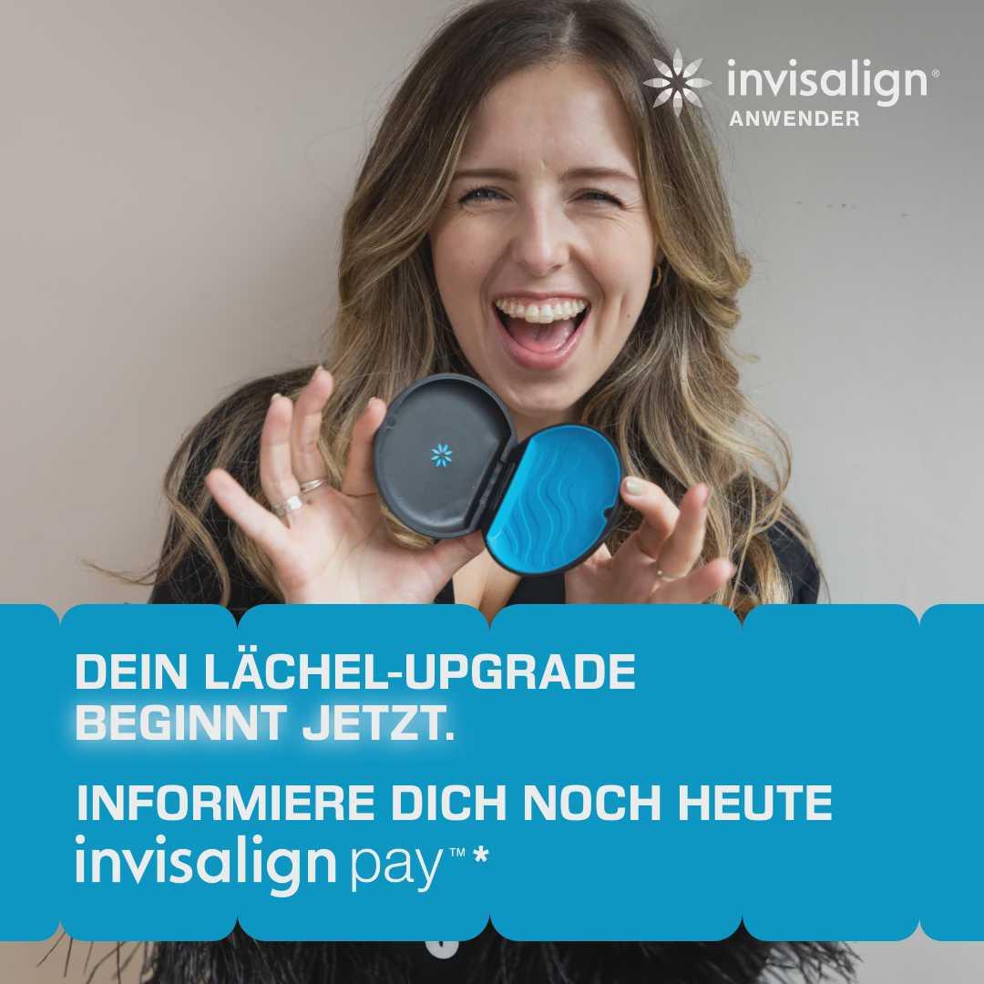 Invisalign Pay™ - Die unsichtbare Zahnspange einfach finanziert - Zahnarzpraxis Dres. Adam Friedrich Brinkmann